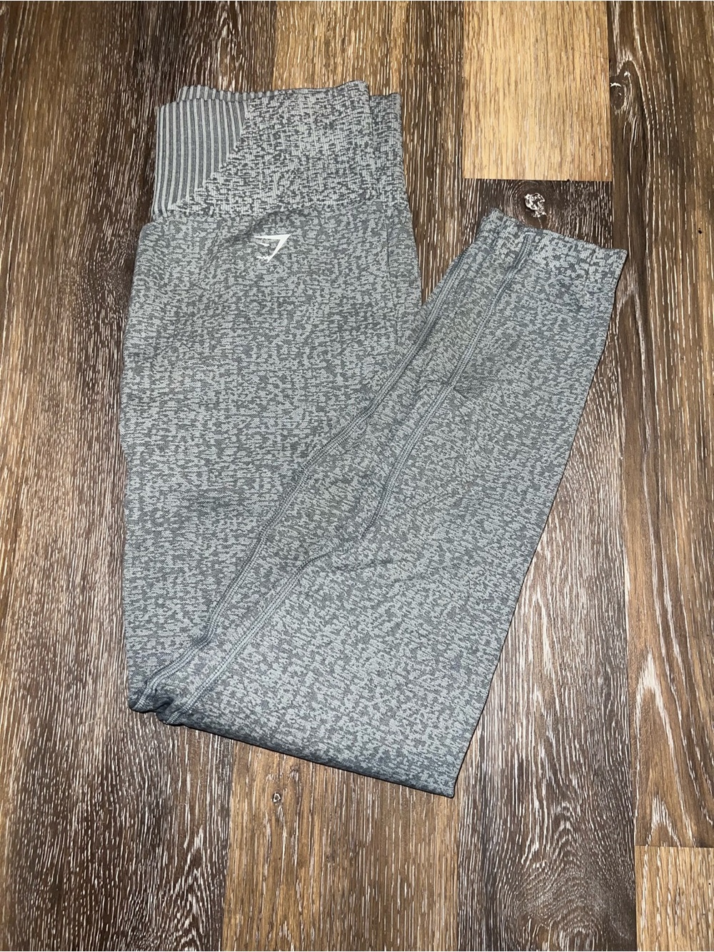 Gymshark Gray Seamless Leggings with Subtle Heather